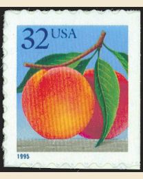 #2493 - 32¢ Peaches perf 8.8