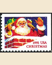 #2581 - (29¢) Santa and Chimney