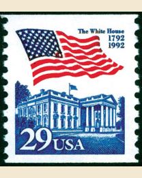 #2609 - 29¢ Flag over White House