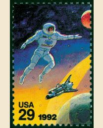 #2631 - 29¢ Cosmonaut & Shuttle