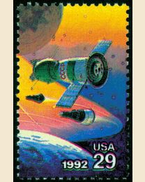 #2634 - 29¢ Soyuz, Mercury & Gemini craft