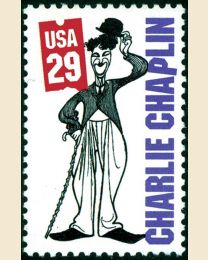 #2821 - 29¢ Charlie Chaplin