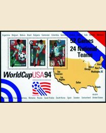 #2837 - 1994 World Cup Soccer Sheet