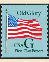 #2888 - "G" Old Glory (25¢) Presort