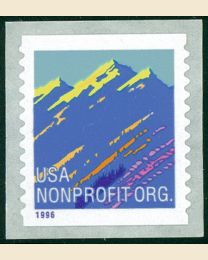 #2904A - Mountains (5¢) nonprofit