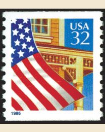 #2914 - 32¢ Flag over Porch