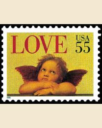 #2958 - 55¢ Love: Cherub sheet