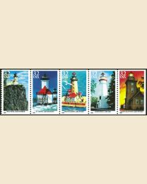 #2969S - 32¢ Great Lakes Lighthouses bklt