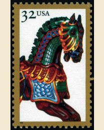 #2978 - 32¢ Brown Carousel Horse
