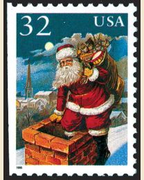 #3004 - 32¢ Santa on Chimney
