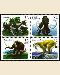 #3077S - 32¢ Prehistoric Animals
