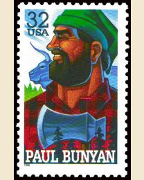 #3084 - 32¢ Paul Bunyan