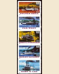 #3091S - 32¢ Riverboats (self-adhesives)