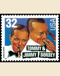 #3097 - 32¢ Tommy & Jimmy Dorsey