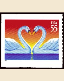 #3124 - 55¢ Swans (Love)