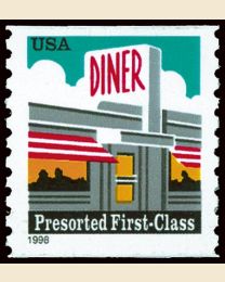 #3208 - Diner (25¢ presort 1st class)