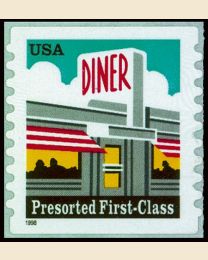 #3208A - Diner (25¢ presort 1st class)