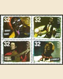 #3212S - 32¢ Folk Musicians