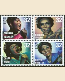 #3216S - 32¢ Gospel Singers