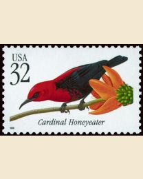 #3225 - 32¢ Cardinal Honeyeater