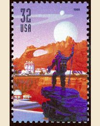 #3240 - 32¢ Astronaut on Cliff