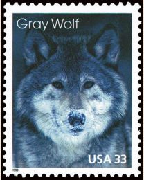 #3292 - 33¢ Gray Wolf