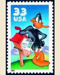 #3306a - 33¢ Daffy Duck