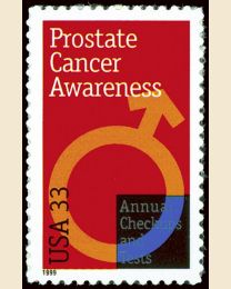 #3315 - 33¢ Prostate Cancer Awareness