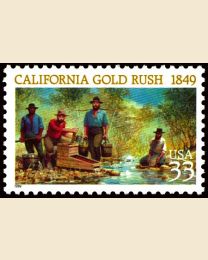 #3316 - 33¢ California Gold Rush