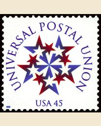 #3332 - 45¢ Universal Postal Union