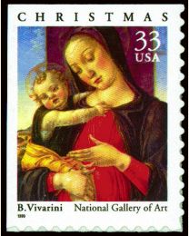 #3355 - 33¢ Madonna & Child by Vivarini