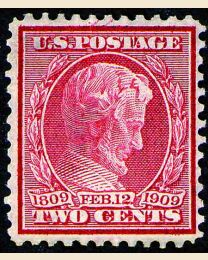 # 369 - 2¢ Lincoln, bluish paper