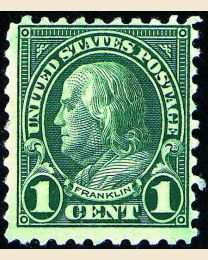 # 581 - 1¢ Franklin