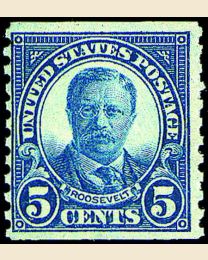# 602 - 5¢ Theodore Roosevelt