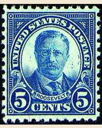 #637 - 5¢ T. Roosevelt
