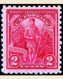 #643 - 2¢ Vermont Sesquicentennial