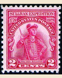 #657 - 2¢ Sullivan Expedition