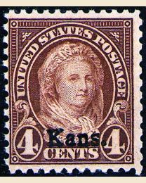 # 662 - 4¢ Martha Washington