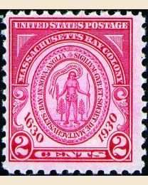 #682 - 2¢ Massachusetts Bay Colony