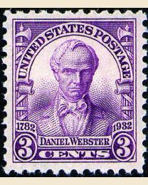 #725 - 3¢ Daniel Webster
