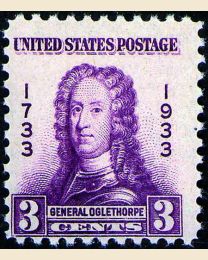 #726 - 3¢ General Oglethorpe