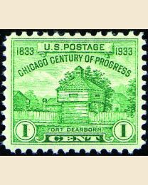 #728 - 1¢ Ft. Dearborn