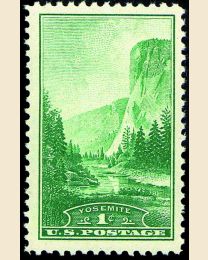 #740 - 1¢ Yosemite