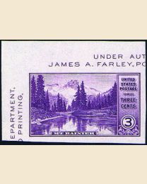 # 750a - 3¢ Mt. Rainier