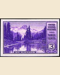 #758 - 3¢ Mt. Rainier