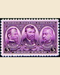 # 787 - 3¢ Sherman, Grant & Sheridan