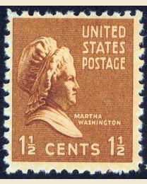 # 805 - 1 1/2¢ Martha Washington