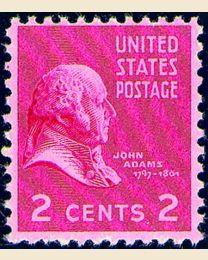 # 806 - 2¢ John Adams