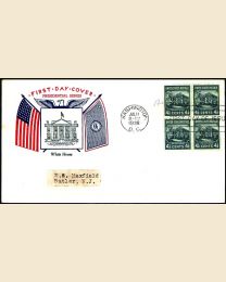 # 809 - 4.5¢ White House: FDC