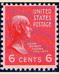 # 811 - 6¢ John Quincy Adams